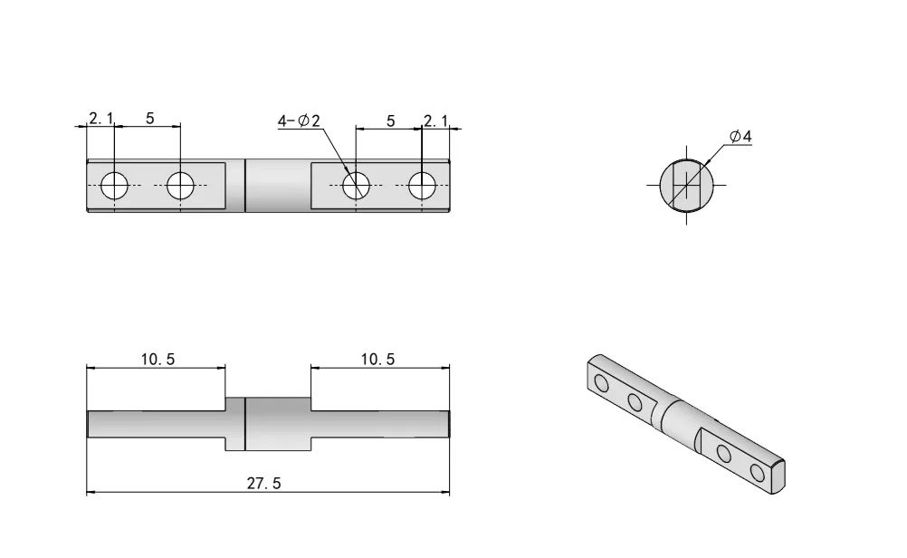 Embedded Torque Hinge HG11-076-2