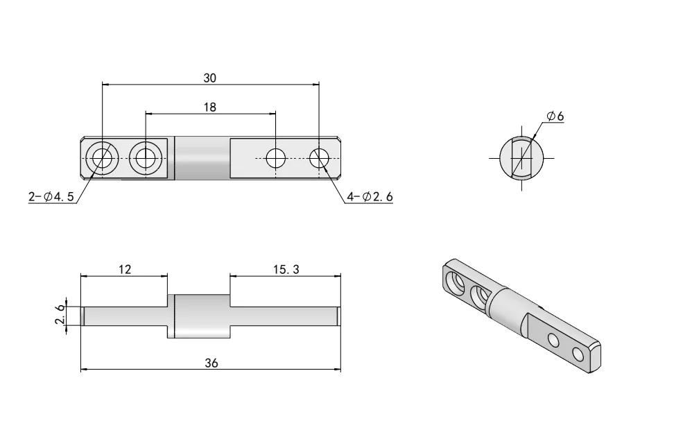 Embedded Torque Hinge HG11-076-3