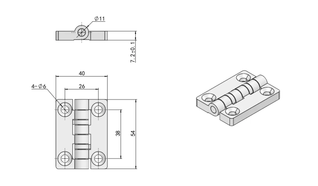 Fixed Torque Hinges HG11-032