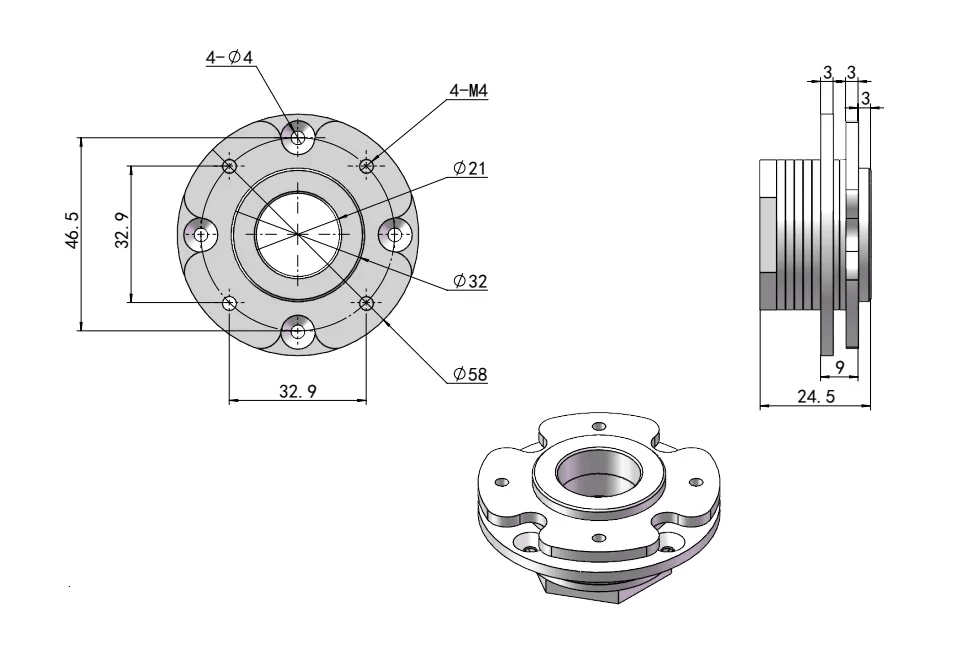 Heavy-Duty Adjustable Torque Hinge HG11-109