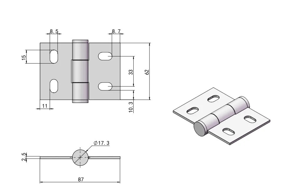 Heavy Duty Cabinet Hinge HG02-208