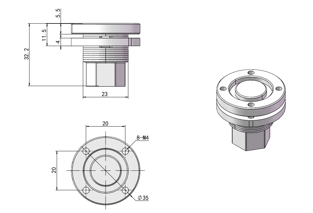 Heavy Duty Torque Disc Hinge HG11-135