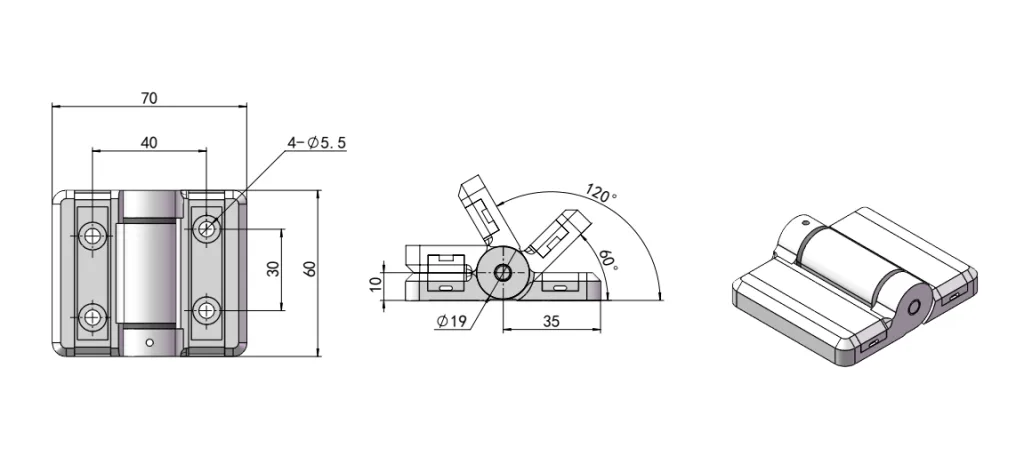 Torque Hinge HG11-069