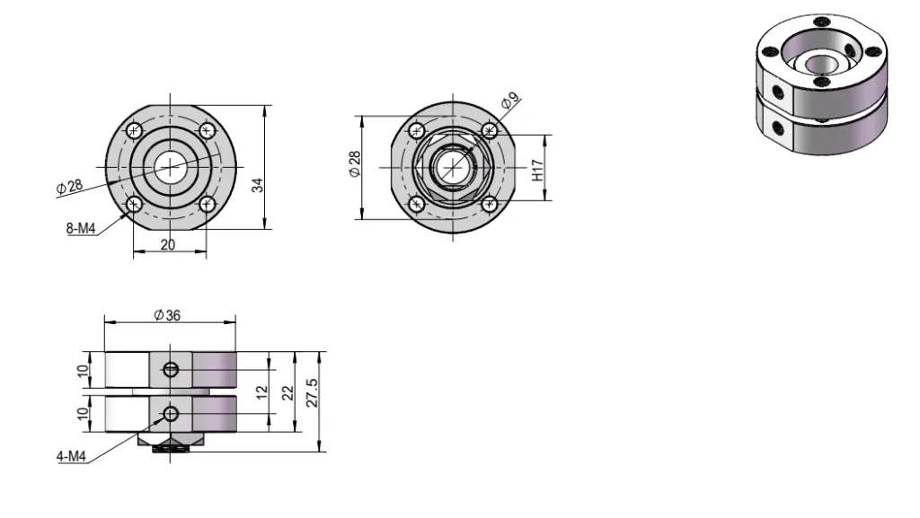 precision torque hinge HG11-056