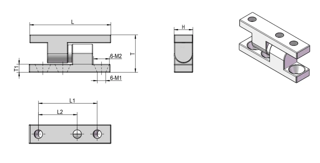 Heavy-Duty Lift-Off Hinge HG02-032