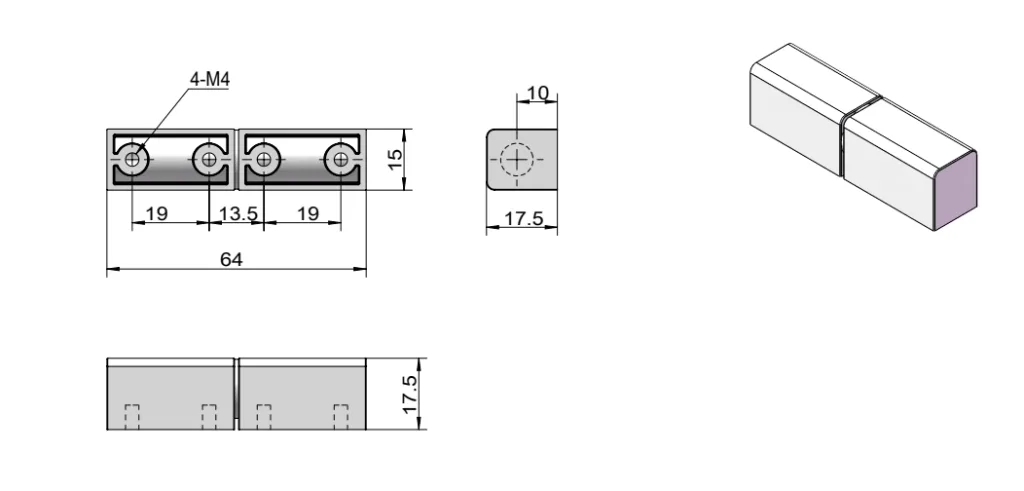 Lift-Off Switch Cabinet Door Hinge HG02-025-1
