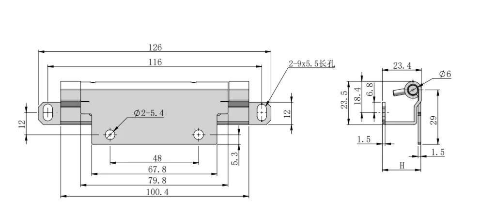 Removable Lift-Off Hinge HG02-065