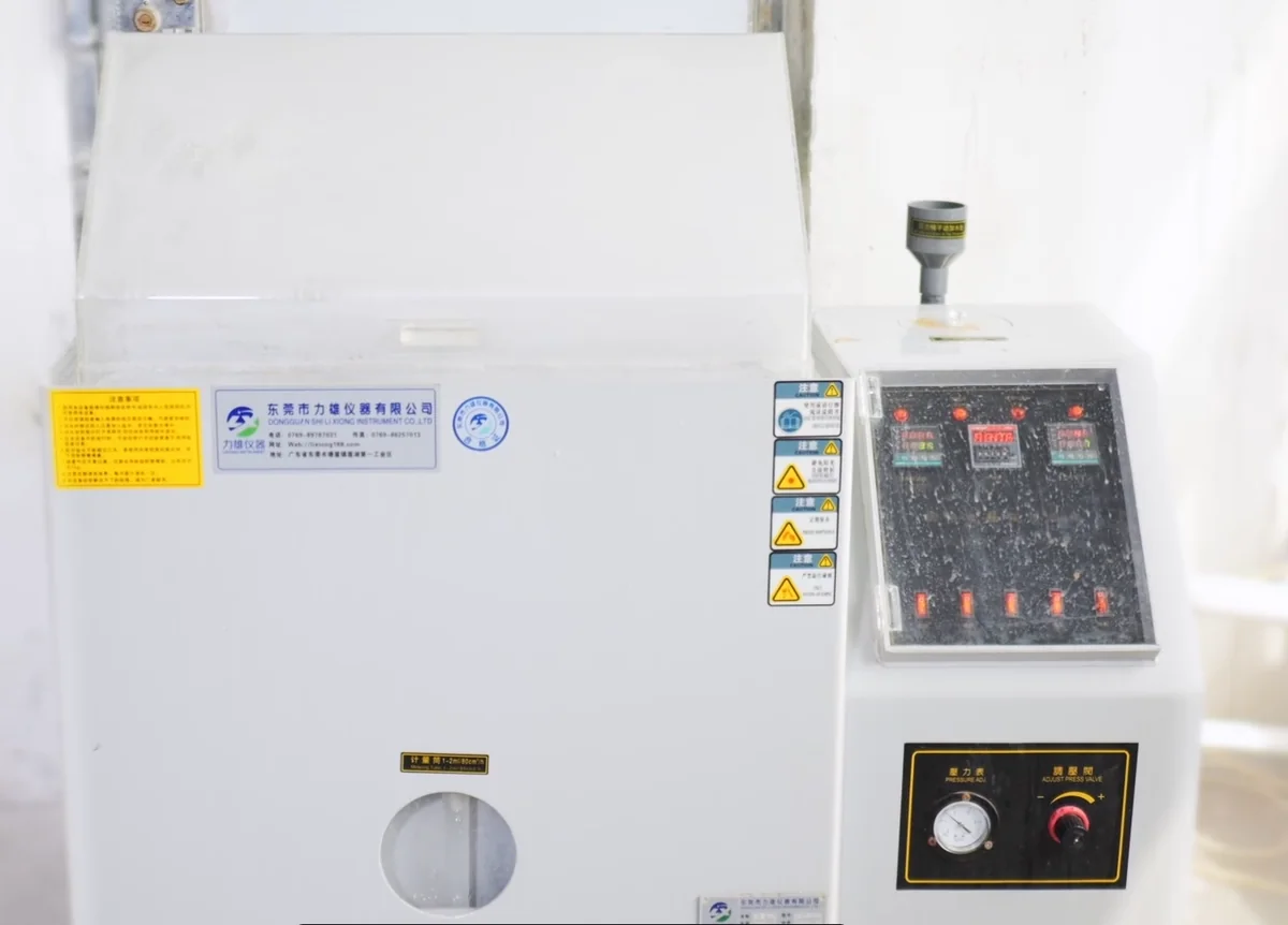 HSP salt spray chamber used for project-specific corrosion validation
