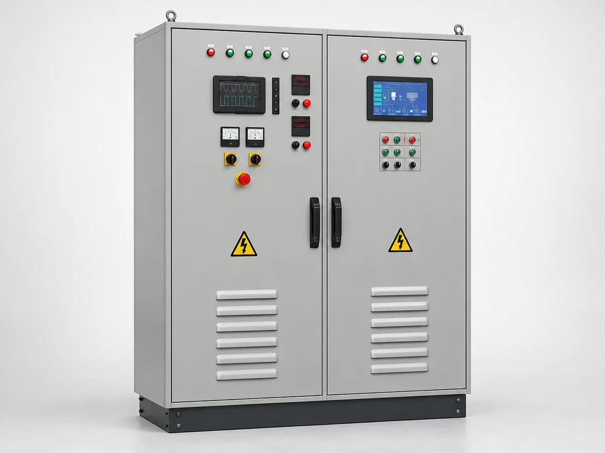 Industrial equipment control panel enclosure